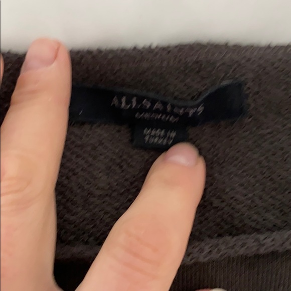 All Saints Women’s Asymmetrical Sweatshirt - Picture 7 of 7